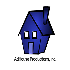 blue house AdHouse logo
